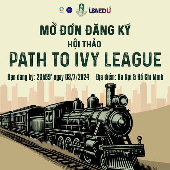 CHÍNH THỨC MỞ ĐƠN ĐĂNG KÝ HỘI THẢO DU HỌC "𝗣𝗔𝗧𝗛 𝗧𝗢 𝗜𝗩𝗬 𝗟𝗘𝗔𝗚𝗨𝗘"