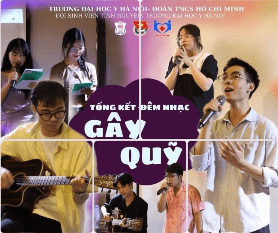 CHƯƠNG TRÌNH ĐÊM NHẠC GÂY QUỸ MÙA HÈ XANH 2024 CỦA ĐỘI SINH VIÊN TÌNH NGUYỆN TRƯỜNG ĐẠI HỌC Y HÀ NỘI