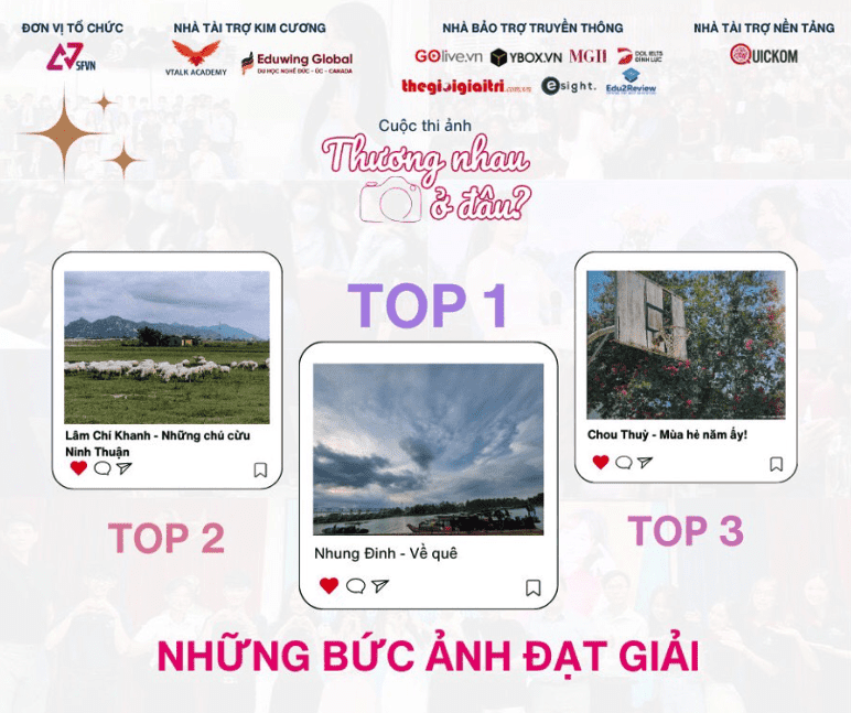 Công bố kết quả cuộc thi ảnh “Thương nhau ở đâu?”