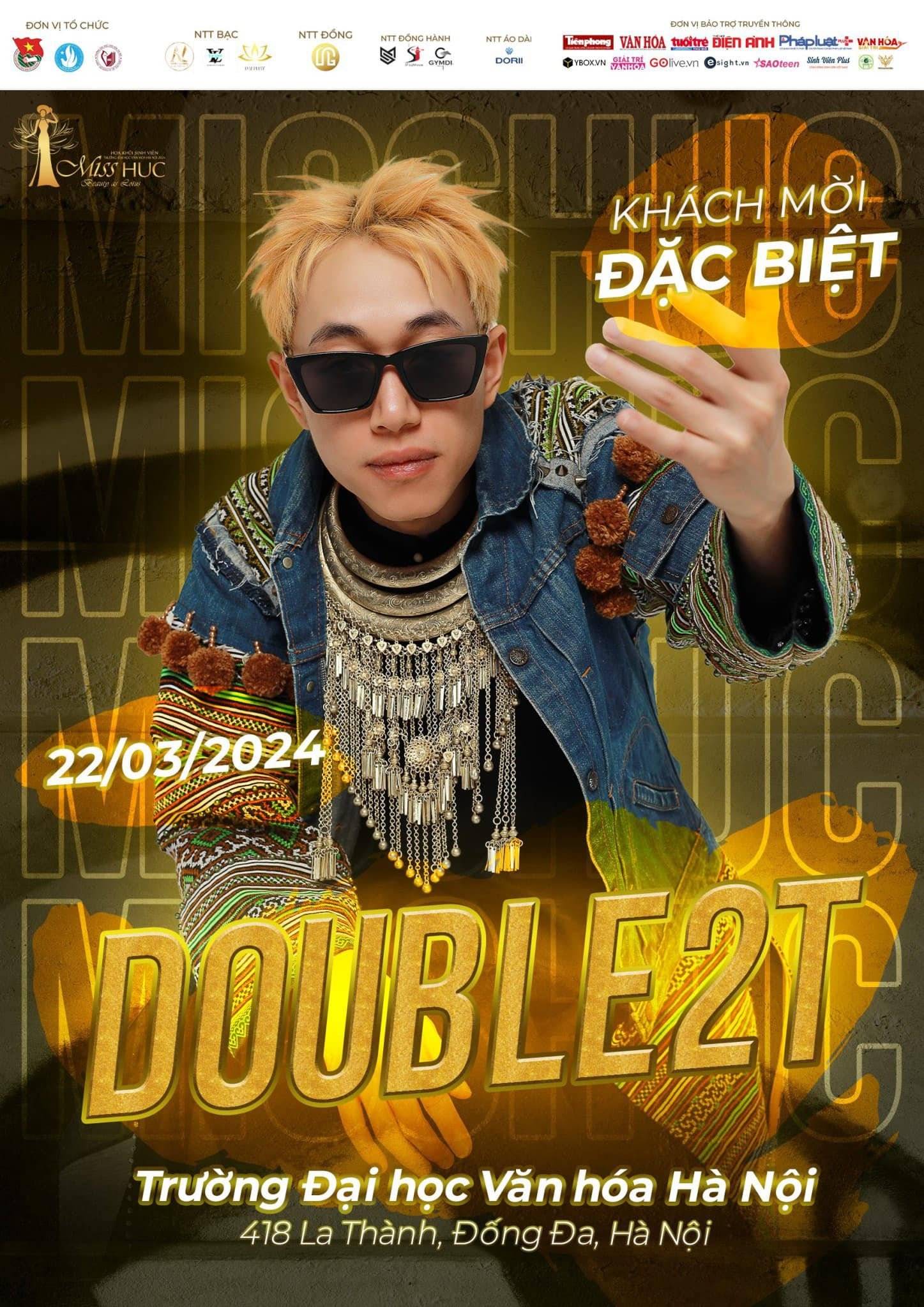 DOUBLE 2T - KHÁCH MỜI ĐẶC BIỆT TẠI ĐÊM CHUNG KẾT MISS HUC 2024