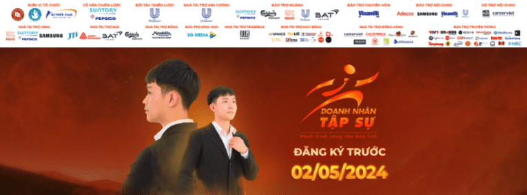 [DNTS 2024] CHÍNH THỨC PHÁT ĐỘNG CUỘC THI DOANH NHÂN TẬP SỰ 2024 – BẢN LĨNH “NGÃ” VỀ PHÍA TRƯỚC