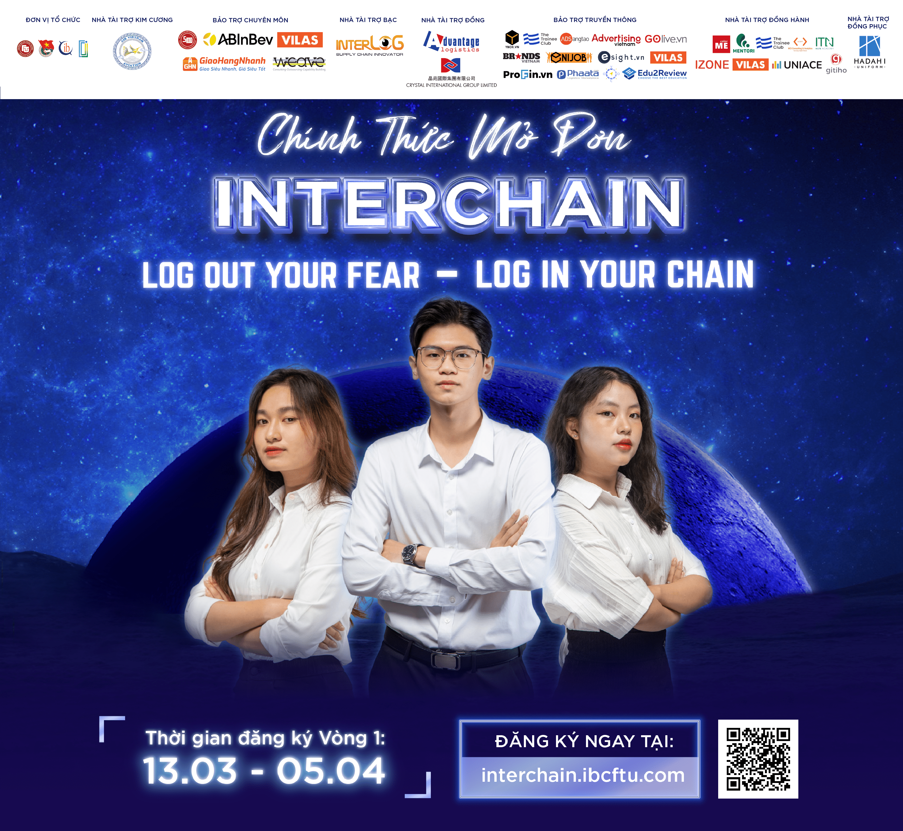 Chính thức mở đơn đăng kí vòng 1 Cuộc thi Interchain 2023