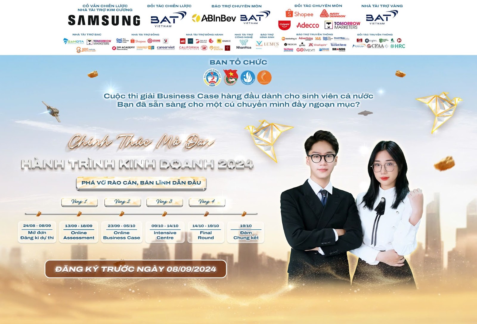 CHÍNH THỨC MỞ ĐƠN HÀNH TRÌNH KINH DOANH 2024 - CUỘC THI GIẢI BUSINESS CASE LỚN NHẤT MIỀN BẮC