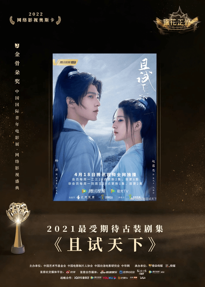 Thả Thí Thiên Hạ của Dương Dương và Triệu Lộ Tư đoạt giải Kim Cốt Đóa, phản ứng của khán giả gây bất ngờ