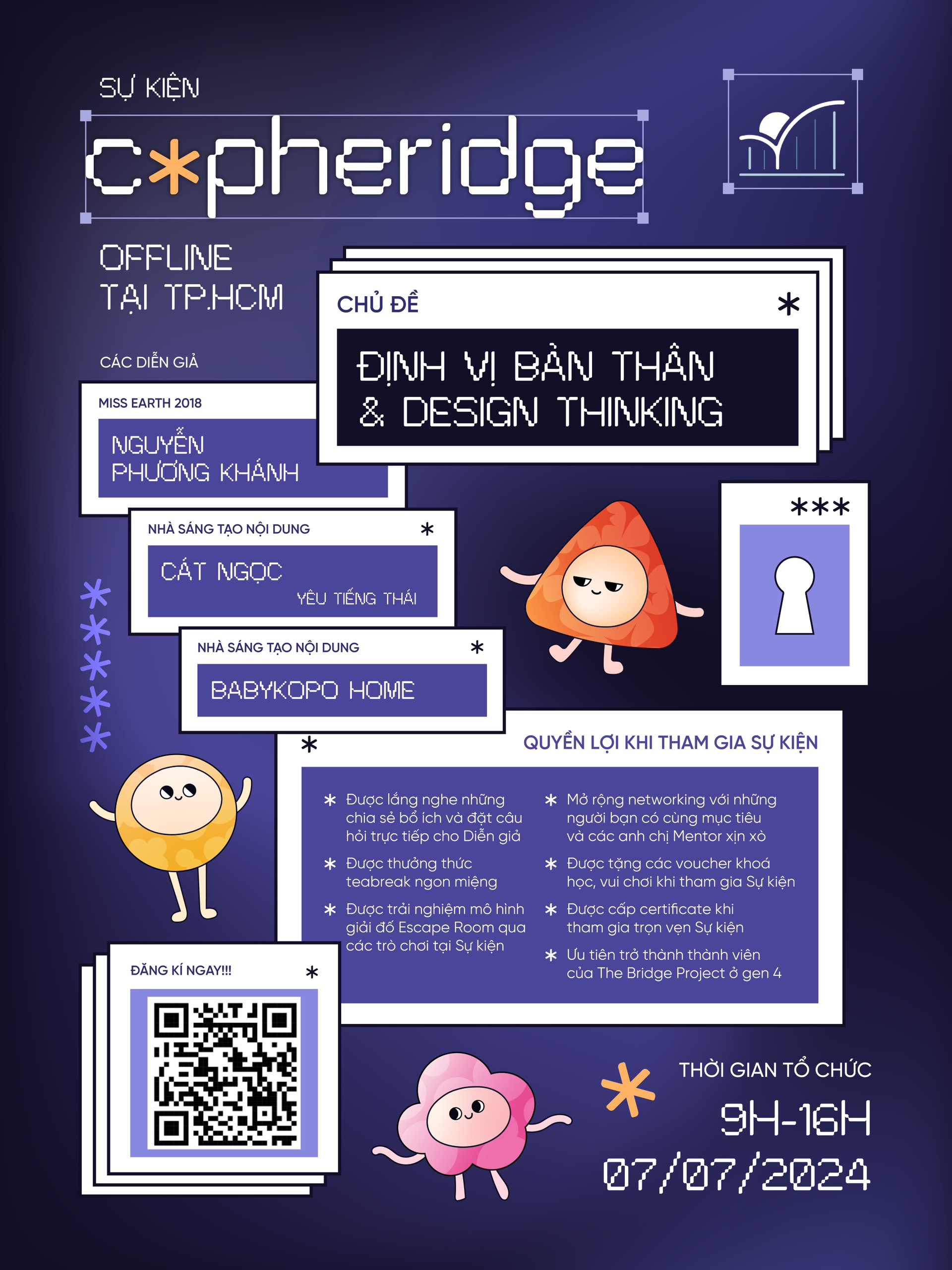 “Chưa hiểu rõ bản thân? Hãy chờ đón sự xuất hiện của Cipheridge - sự kiện mở ra với những chia sẻ về Định Vị Bản Thân và  phương pháp Design Thinking”