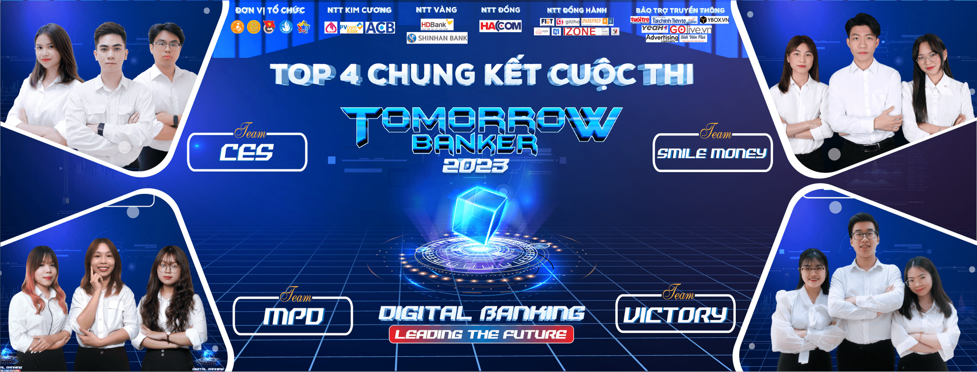 Chung kết Tomorrow Banker 2023: Màn tranh tài giữa 4 đội thi xuất sắc nhất