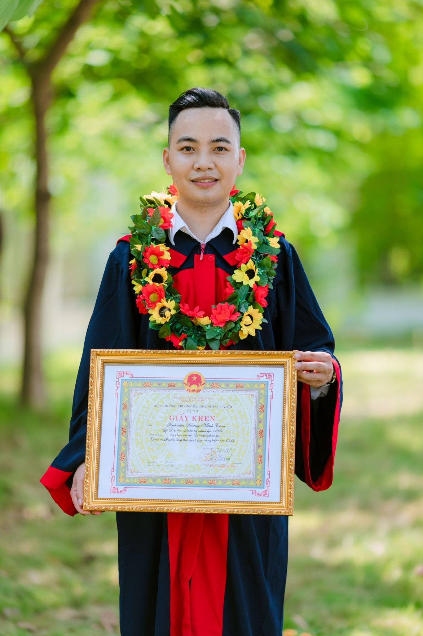 Hoàng Minh Tâm: Từ chàng quân nhân đến thủ khoa Trường Nội vụ