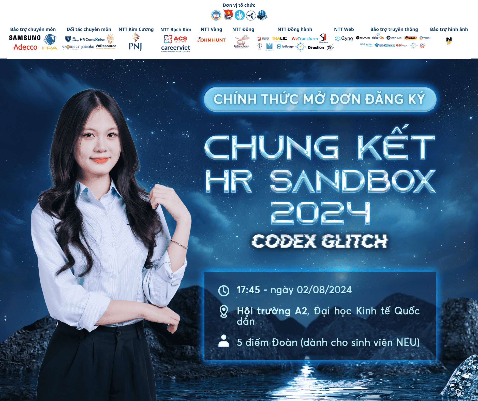 Giải Mã CODEX GLITCH - Đêm Chung Kết HR Sandbox 2024 Của Trường Kinh Tế Quốc Dân (NEU) 🏆