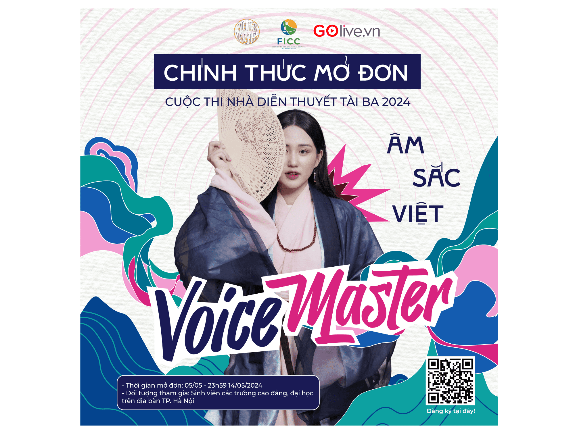 Chính Thức Mở Đơn Đăng Ký Cuộc Thi Nhà Diễn Thuyết Tài Ba Của Học Viện Ngoại Giao - Voice Master 2024