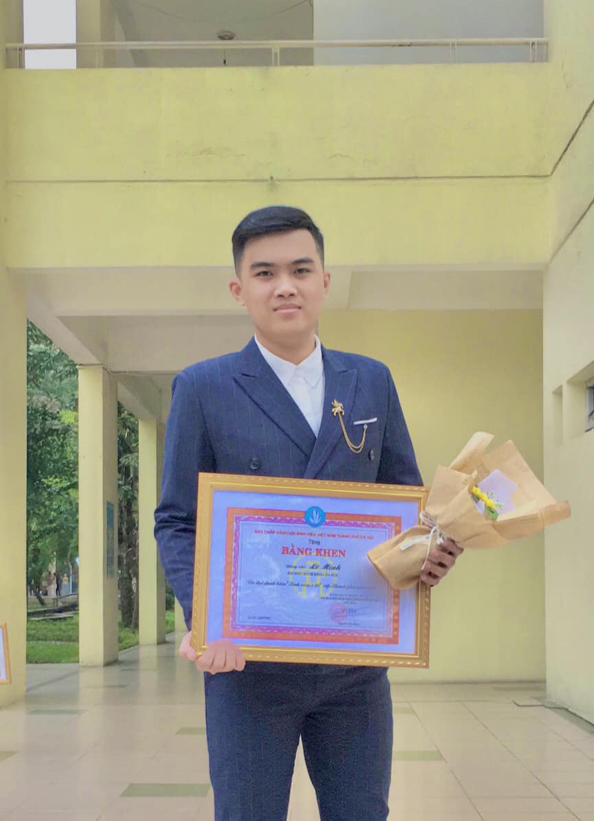 Nam sinh Bách khoa Lê Minh: Đạt danh hiệu “Sinh viên 5 Tốt” cấp Thành phố, từng đạt giải Ba vòng thi Quý Đường lên đỉnh Olympia