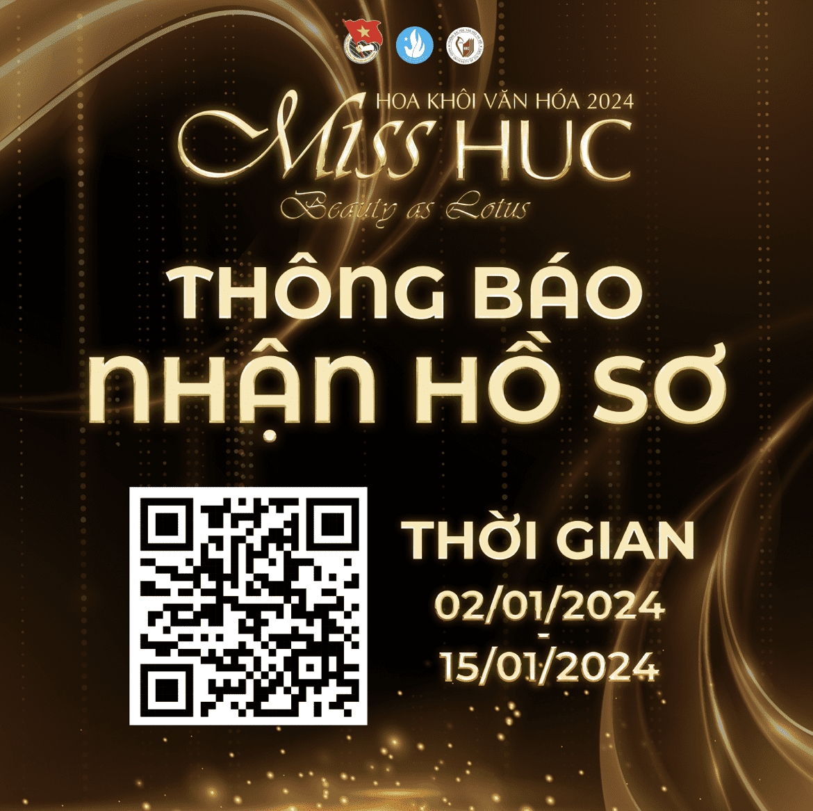 CHÍNH THỨC NHẬN HỒ SƠ CUỘC THI “HOA KHÔI VĂN HÓA - MISS HUC 2024