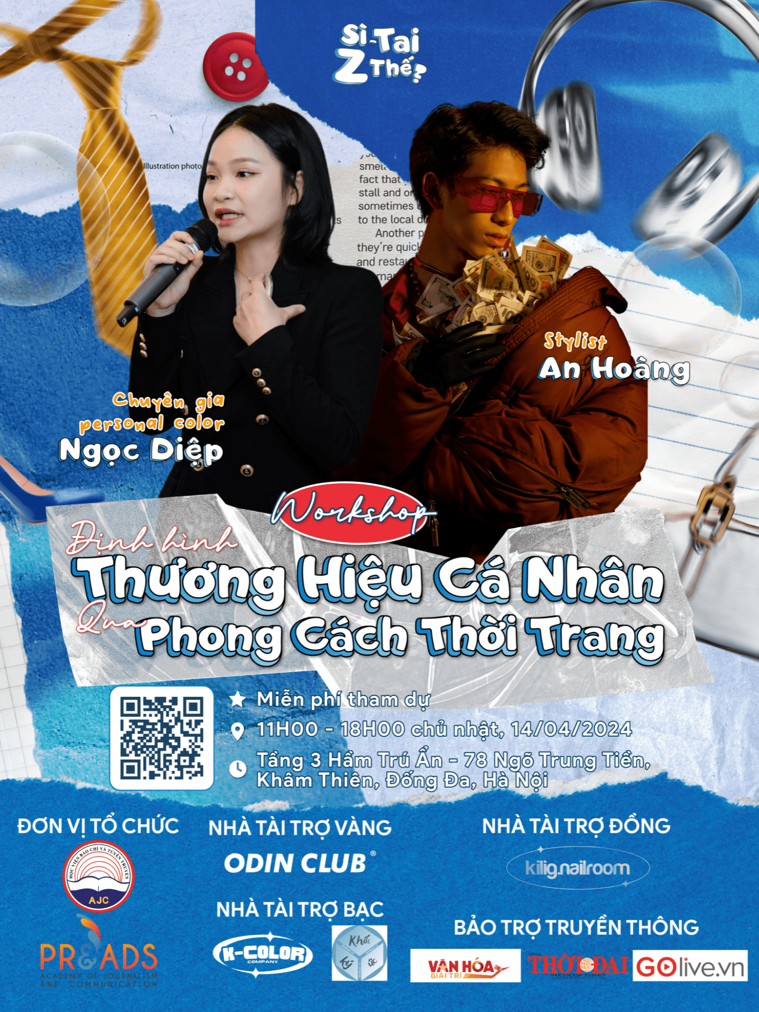 [Sì-Tai Z Thế?] Mở Đơn Đăng Ký Tham Gia Miễn Phí Workshop “Định Hình Thương Hiệu Cá Nhân Qua Phong Cách Thời Trang”