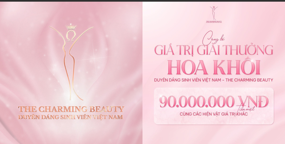 “Choáng” trước tổng giải thưởng 200 triệu của cuộc thi Hoa khôi ảnh online The Charming Beauty 2023