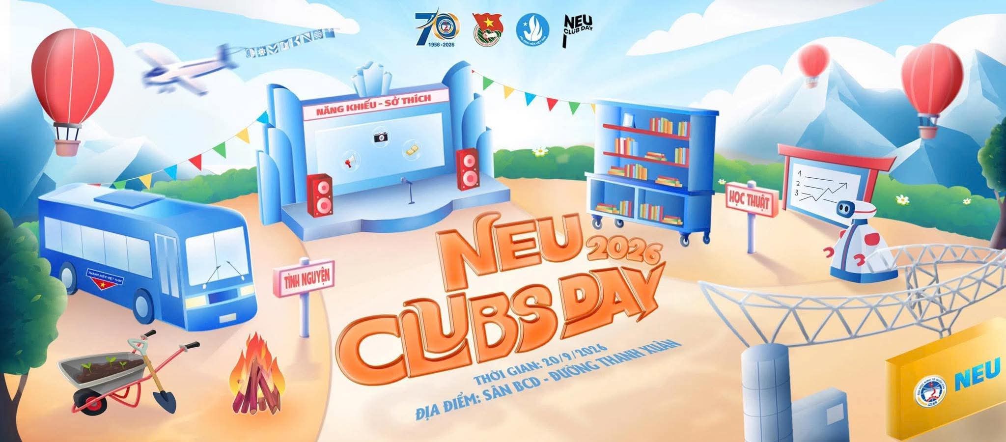 NEU CLUB DAY 2026: HỘI TỤ SẮC TRẺ - KHỞI ĐẦU HÀNH TRÌNH MỚI