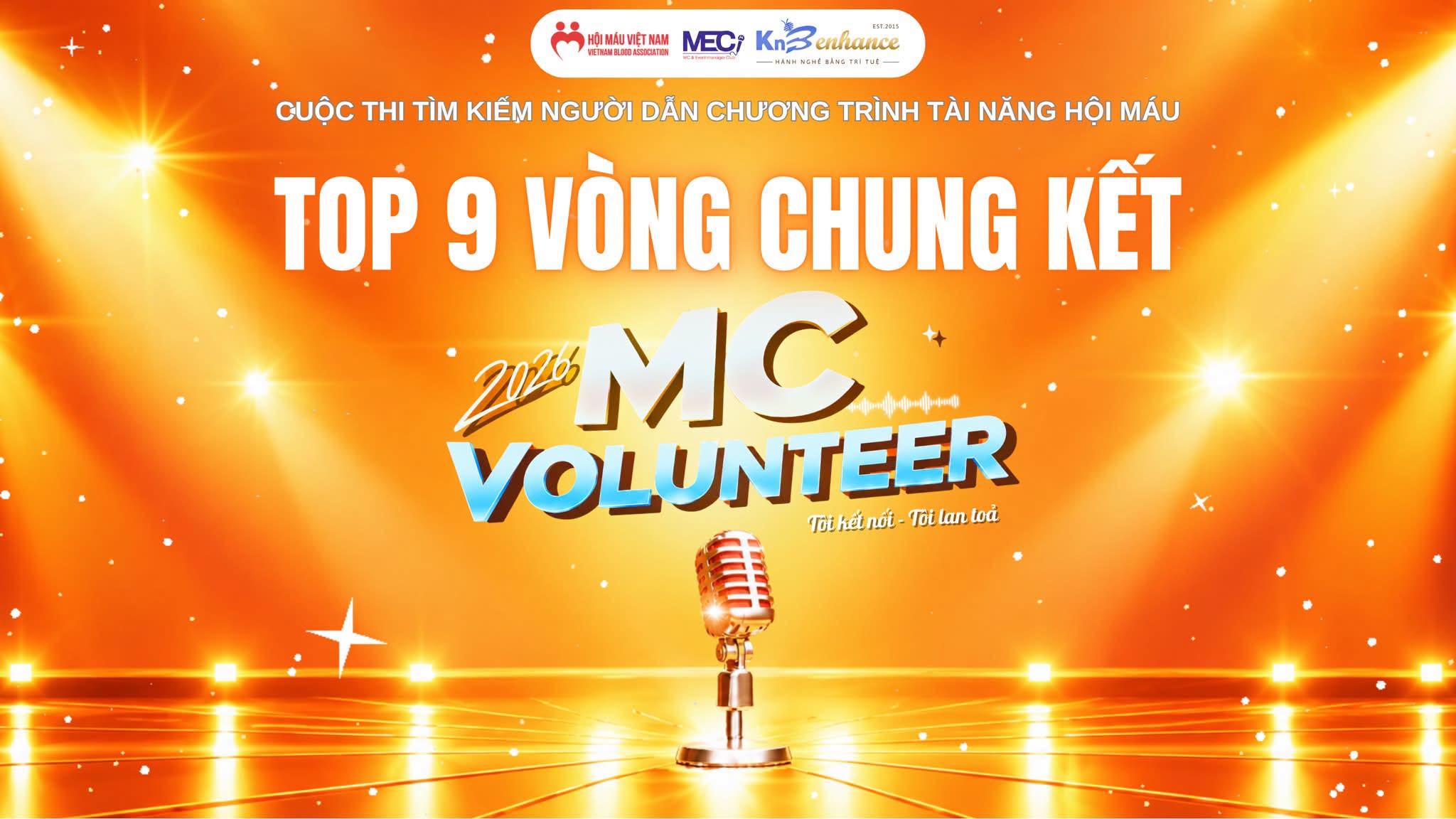 MC Volunteer 2026 lộ diện 09 thí sinh xuất sắc nhất