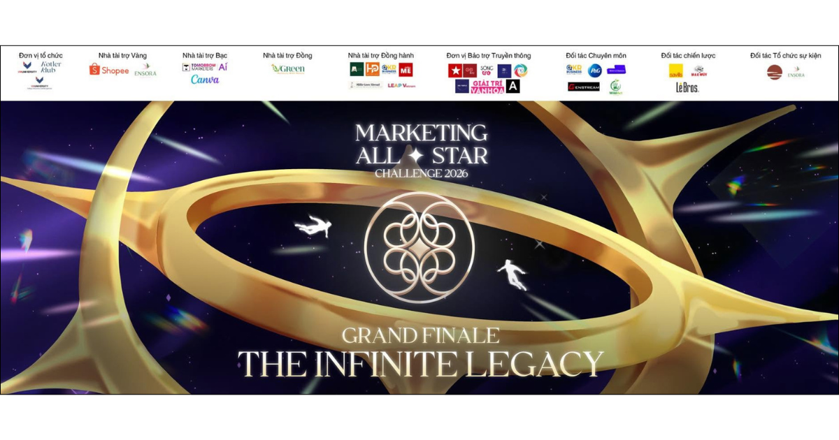 CHÍNH THỨC MỞ BÁN VÉ CHUNG KẾT MARKETING ALL-STAR CHALLENGE 2026: THE INFINITE LEGACY